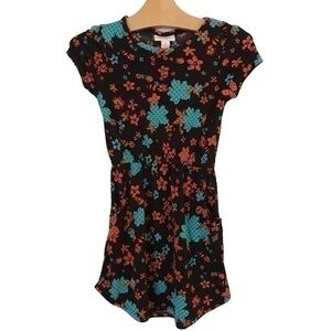 LulaRoe Floral Dress Size 4 polyester/spandex